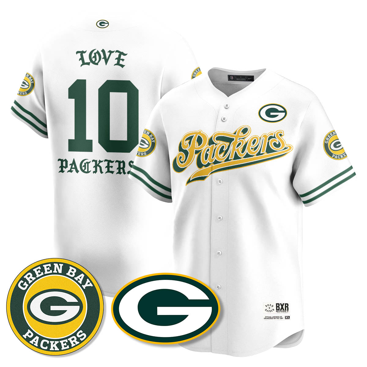 GB Born x Raised Baseball Men Jersey - All Stitched