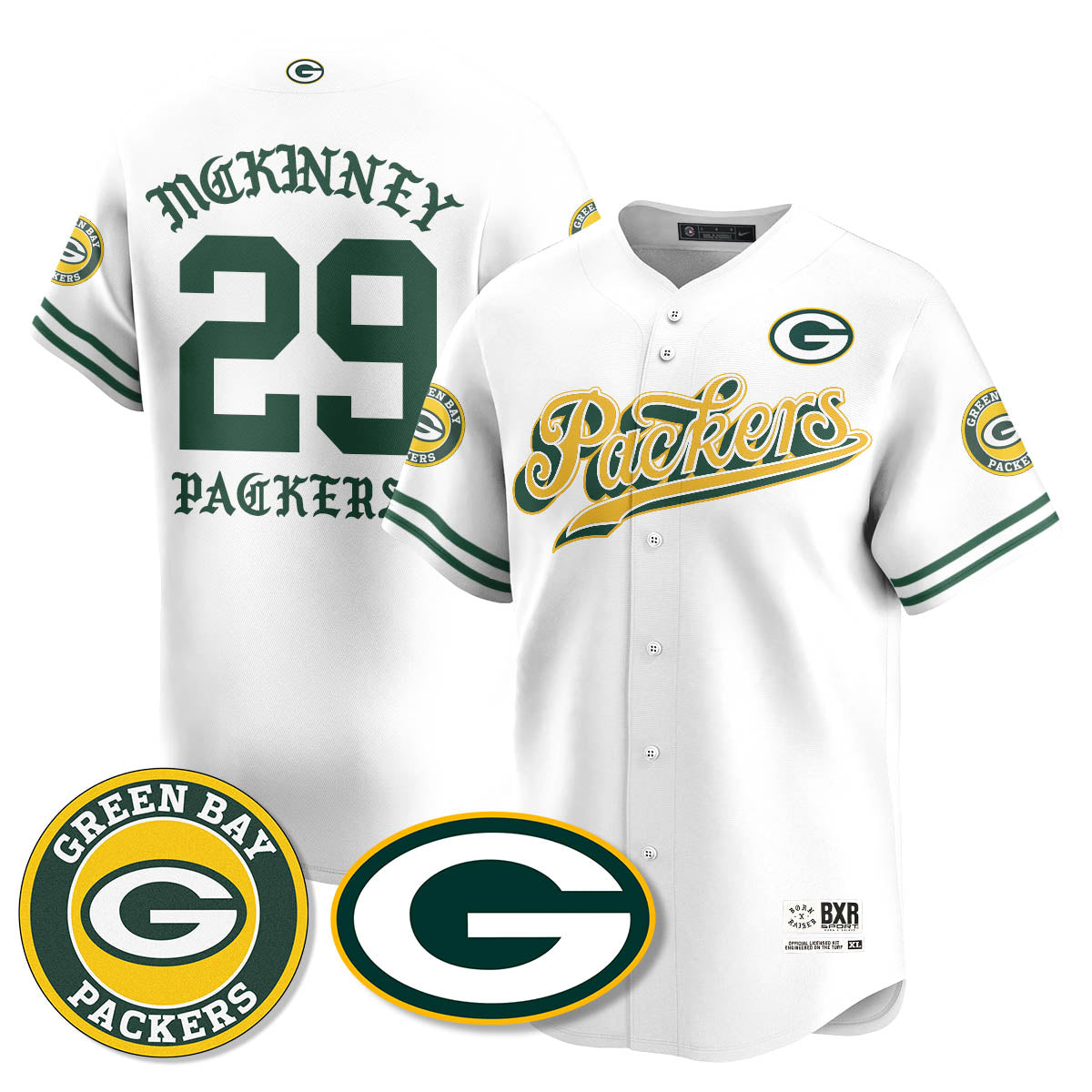 GB Born x Raised Baseball Men Jersey - All Stitched