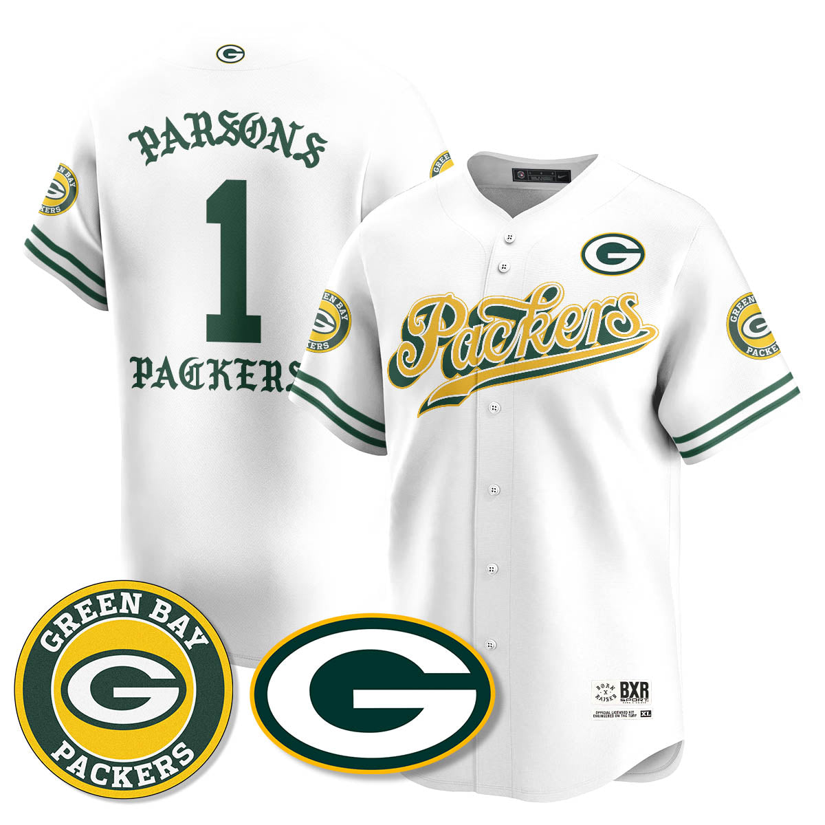 GB Born x Raised Baseball Men Jersey - All Stitched