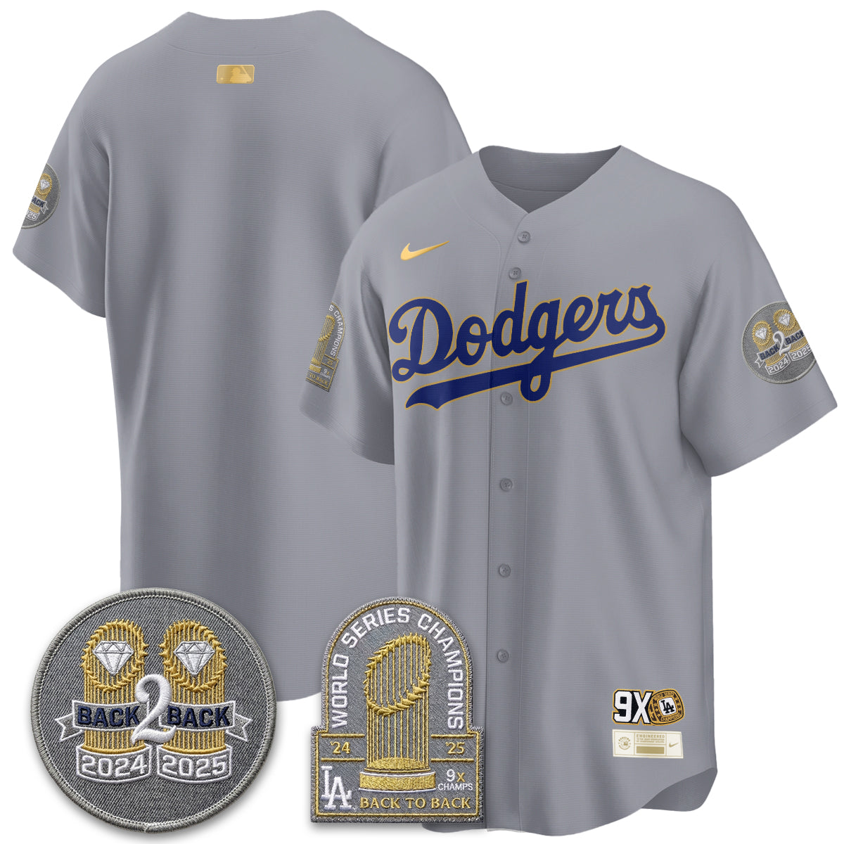 LAD Vapor Limited Jersey - Back to Back Champion - Stitched