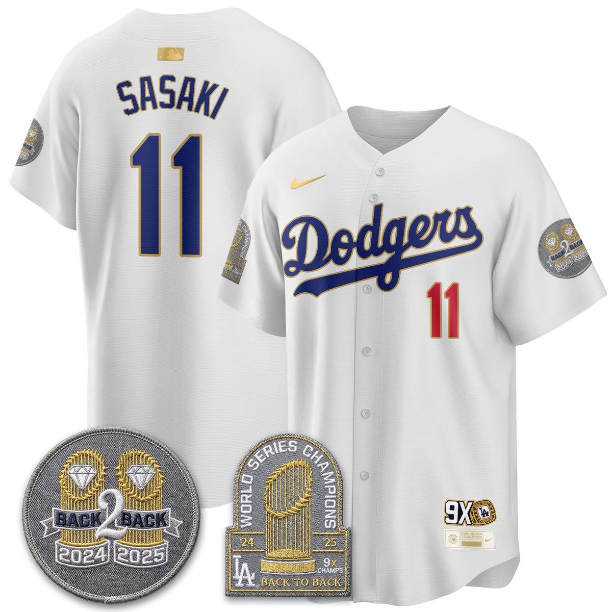 LAD Vapor Limited Jersey - Back to Back Champion - All Stitched