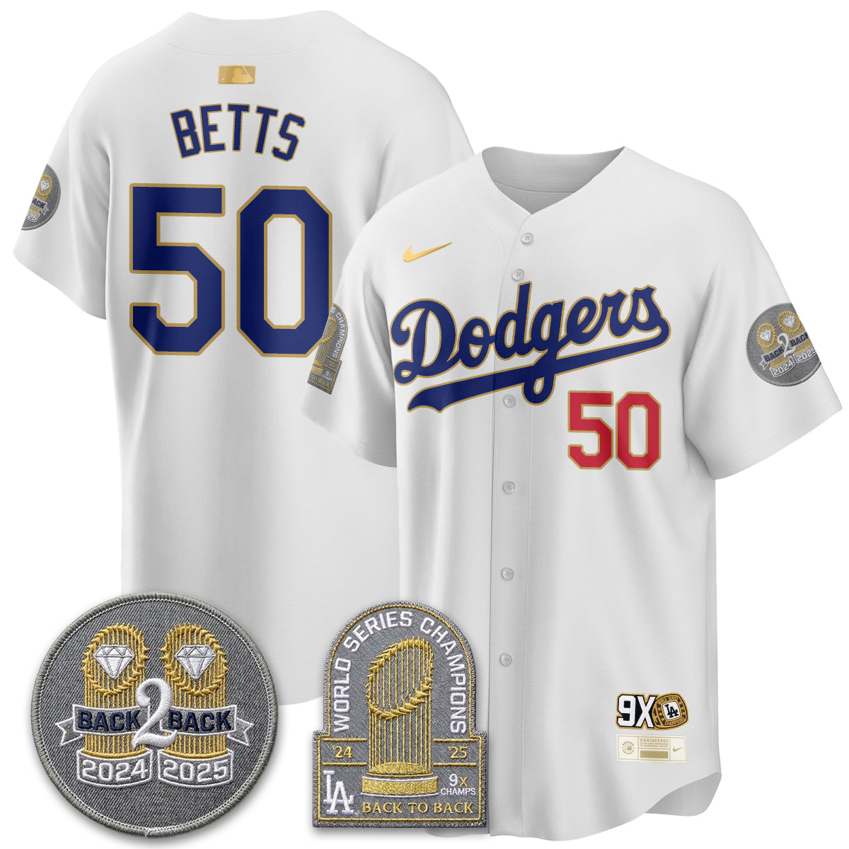 LAD Vapor Limited Men Jersey - Back to Back Champion - All Stitched