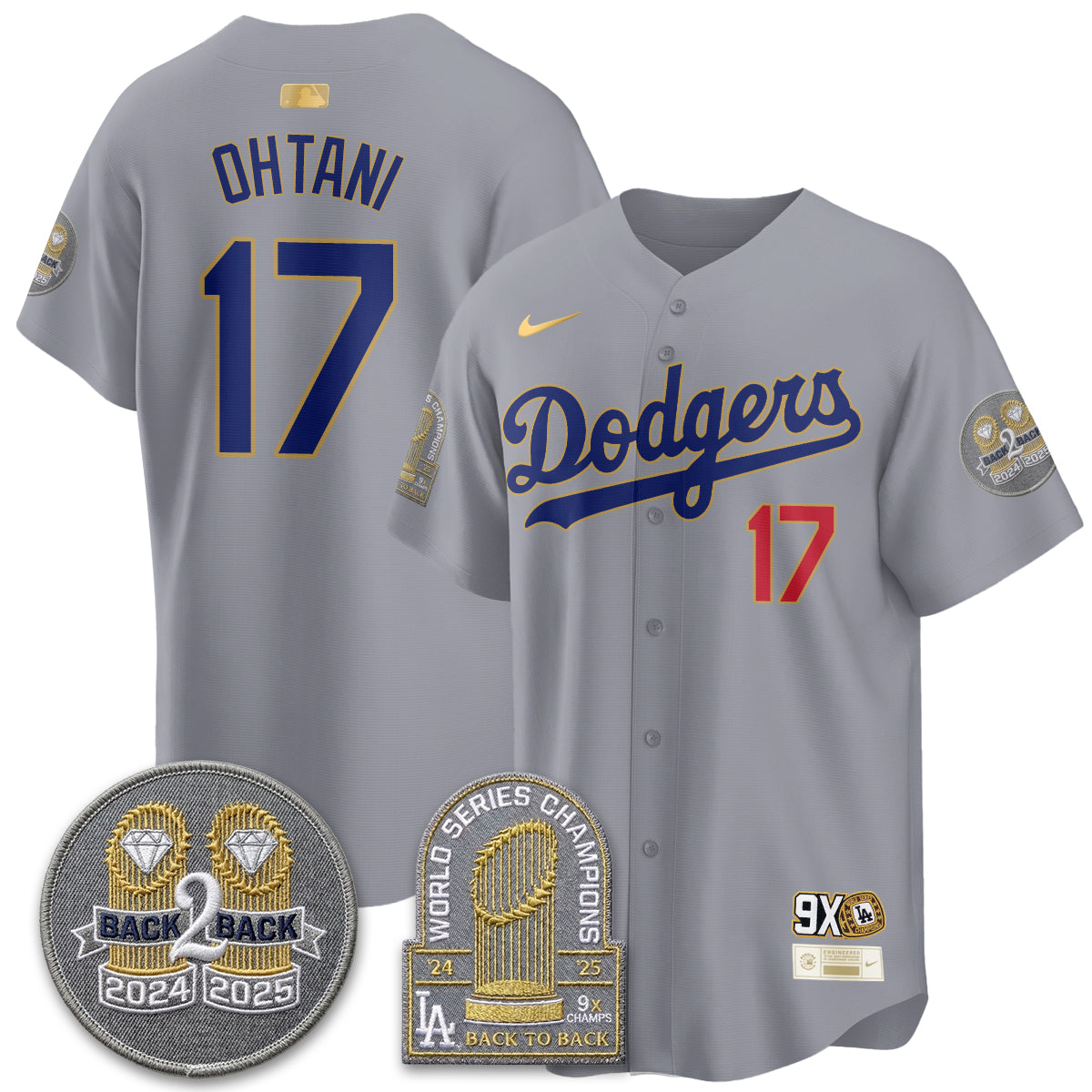 LAD Vapor Limited Men Jersey - Back to Back Champion - All Stitched