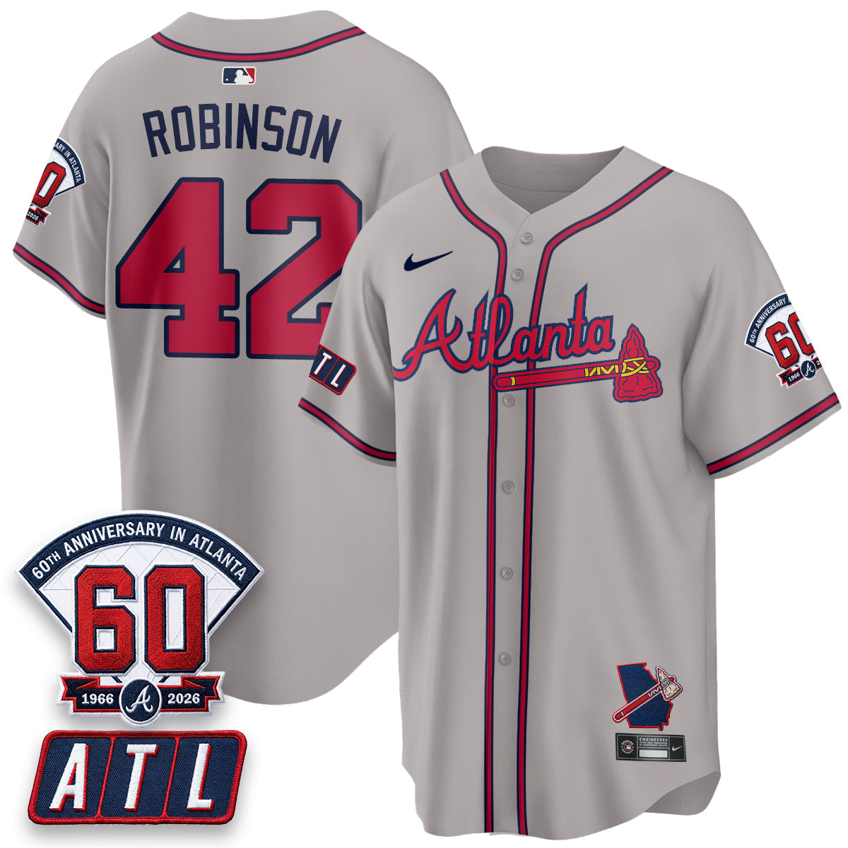 ATL 2026 60th Anniversary Vapor Limited Jersey - All Stitched