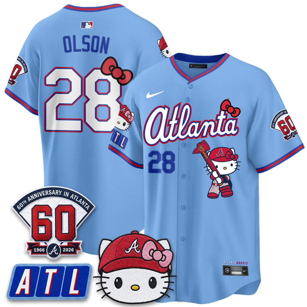 ATL x Meow KT 2026 Limited City Connect Jersey - Stitched