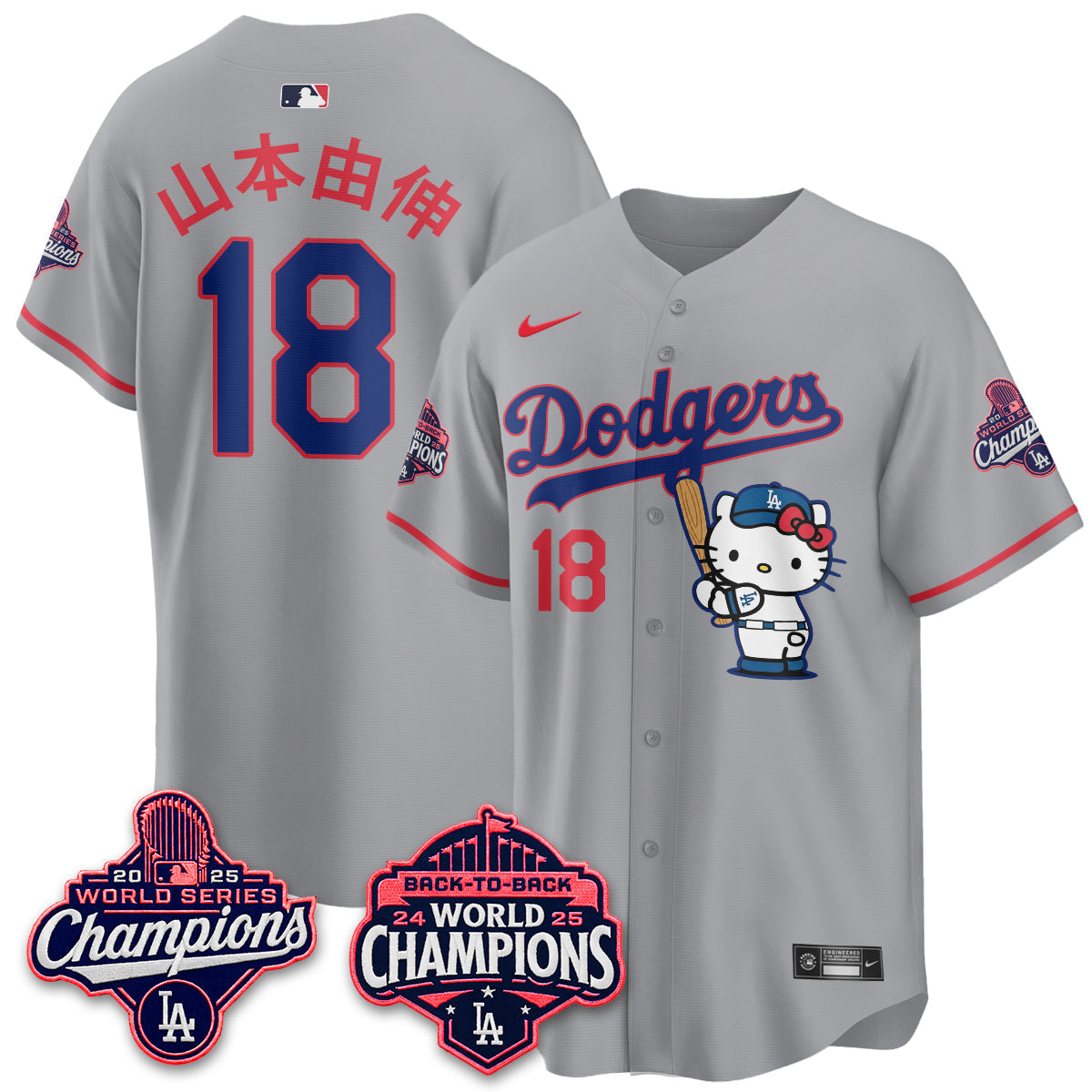 LAD x Meow KT Night 2026 Pink Edition Jersey - Stitched