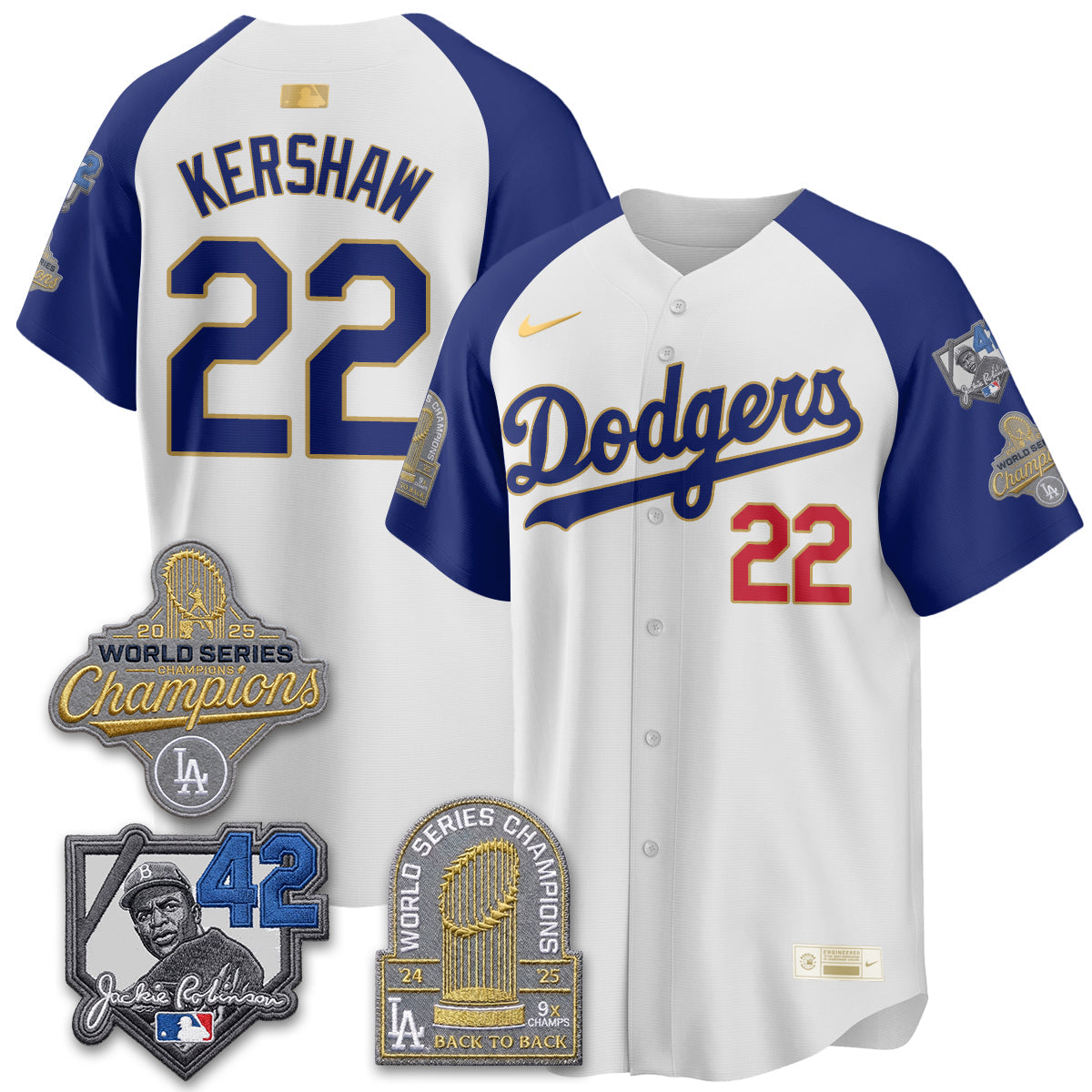 LAD 2026 Jackie Robinson New Era Vapor Limited Jersey - All Stitched