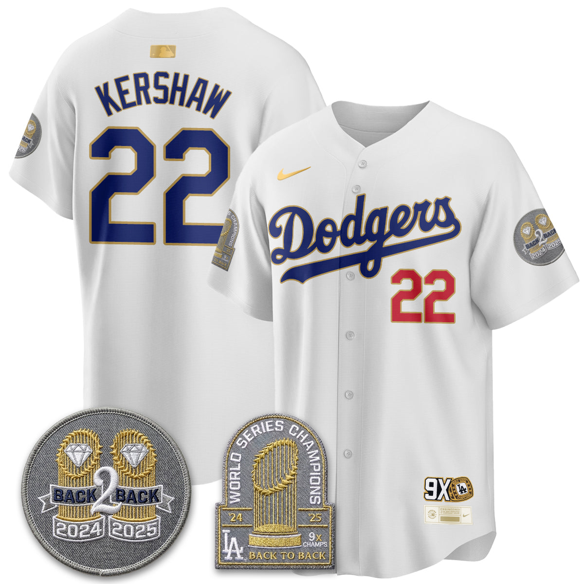 LAD Vapor Limited Men Jersey - Back to Back Champion - All Stitched