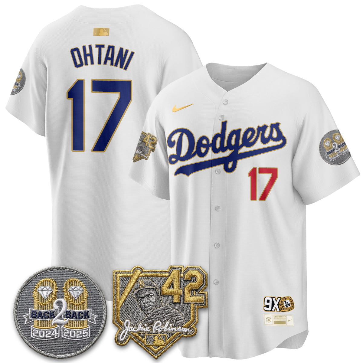 LAD -  2026 Jackie Robinson Day Vapor Limited Jersey - All Stitched