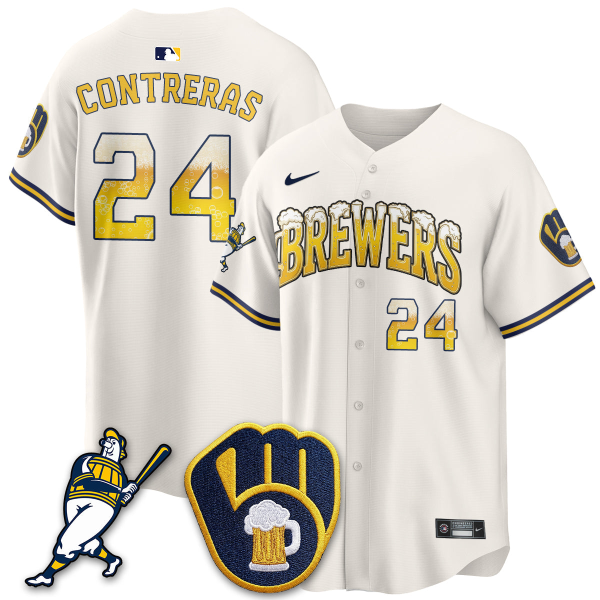 MIL "Pitcher & Pint" Navy Edition Vapor Limited Jersey - Stitched