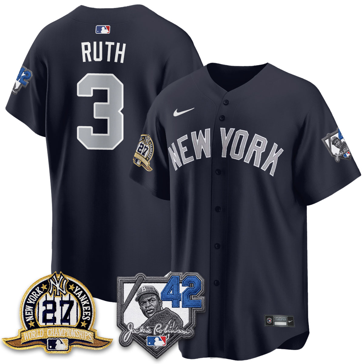 NYY 2026 Jackie Robinson Day Vapor Limited Jersey - All Stitched