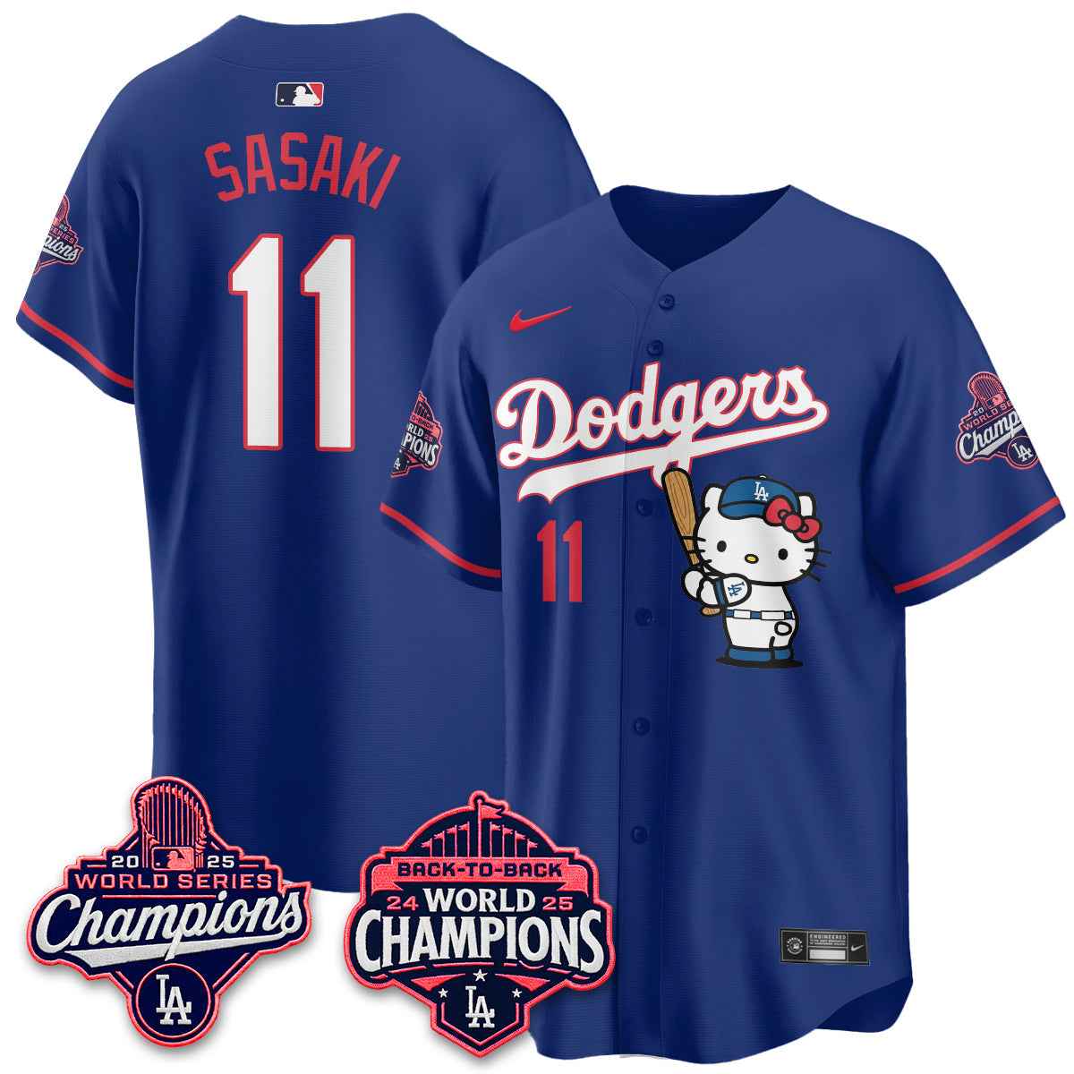 LAD x Meow KT Night 2026 Royal Edition Jersey - Stitched