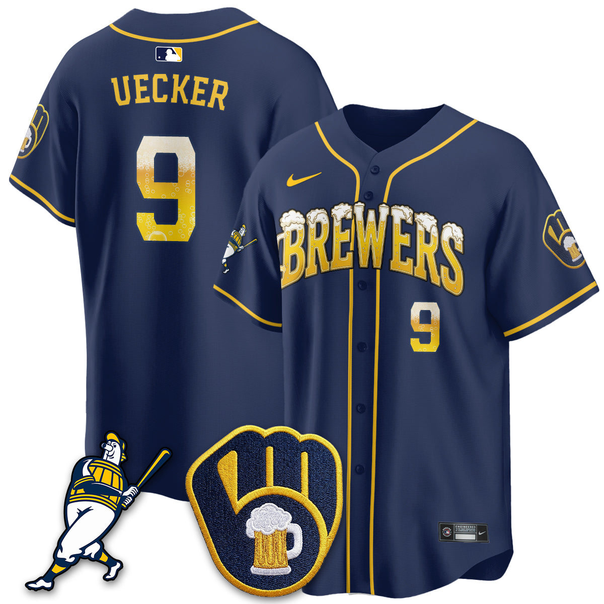 MIL "Pitcher & Pint" Edition Vapor Limited Jersey - Stitched (2)