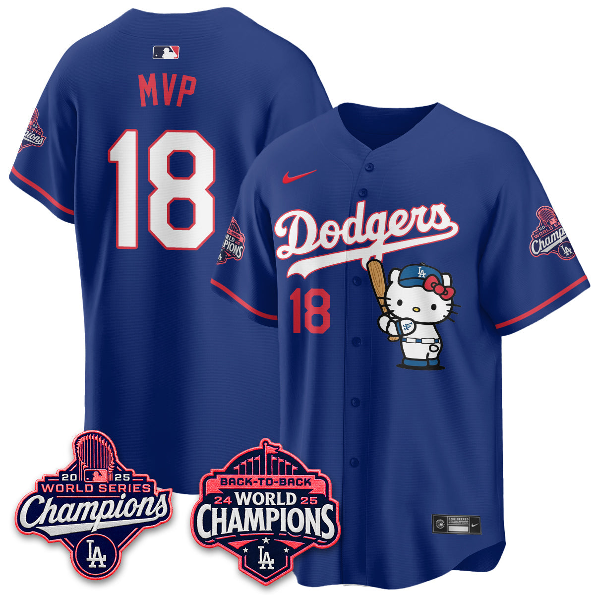 LAD x Meow KT Night 2026 Royal Edition Jersey - Stitched