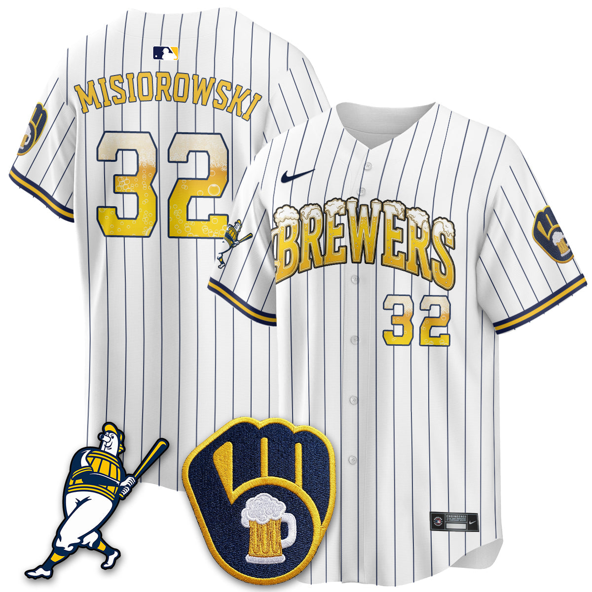 MIL "Pitcher & Pint" Navy Edition Vapor Limited Jersey - Stitched