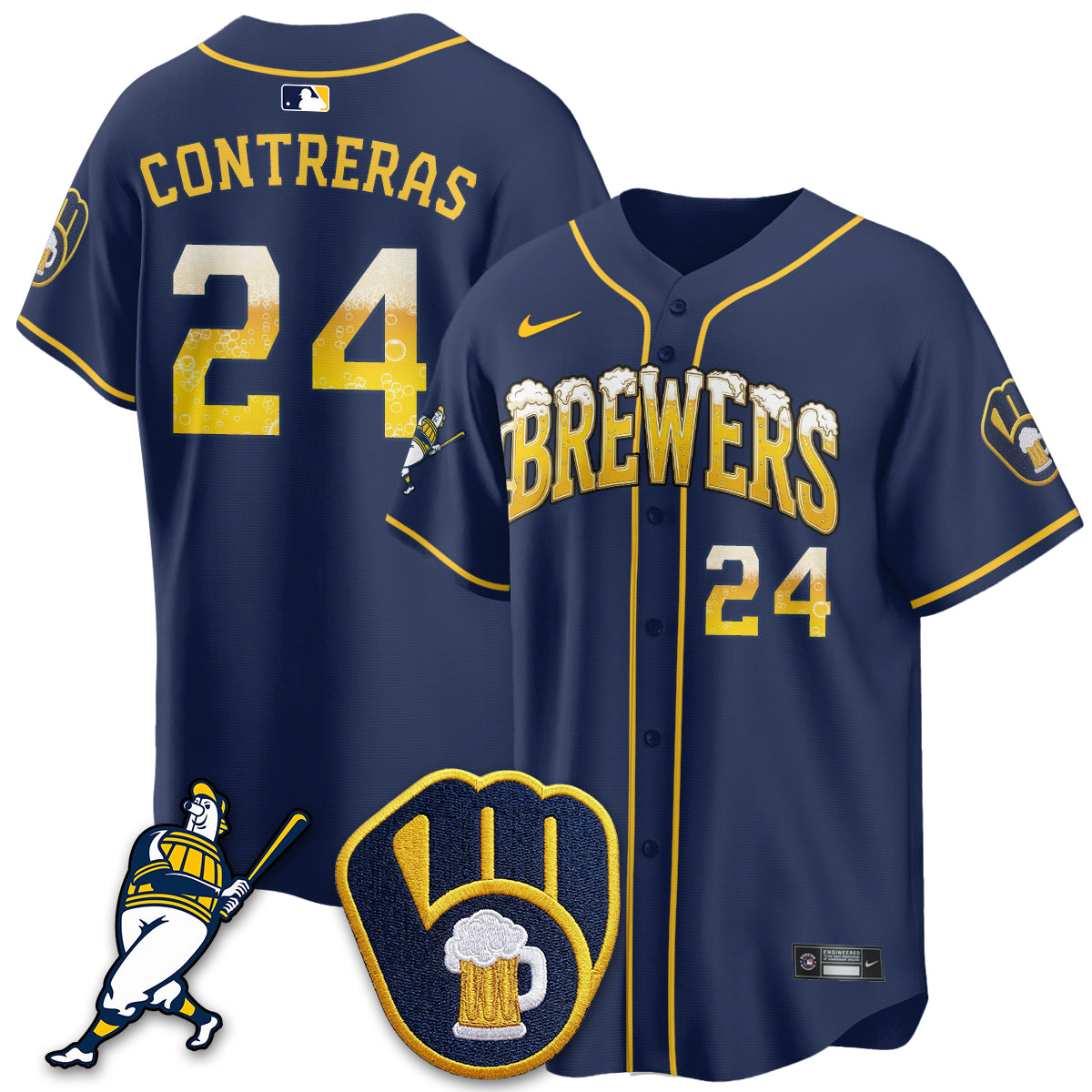 MIL "Pitcher & Pint" Edition Vapor Limited Jersey - Stitched (2)