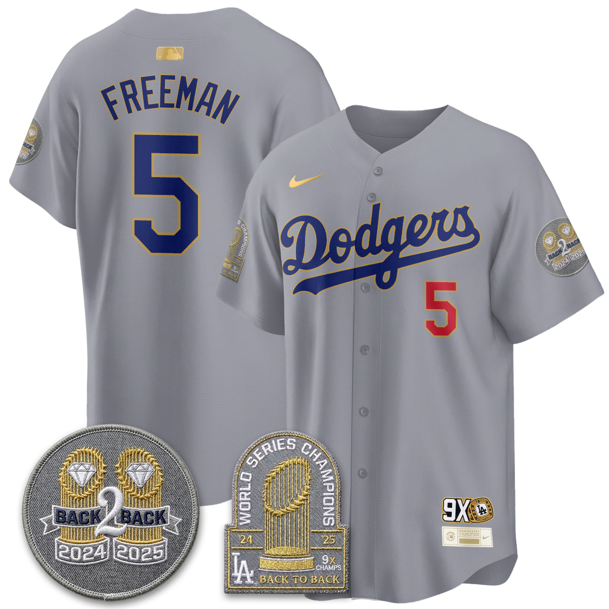 LAD Vapor Limited Men Jersey - Back to Back Champion - All Stitched