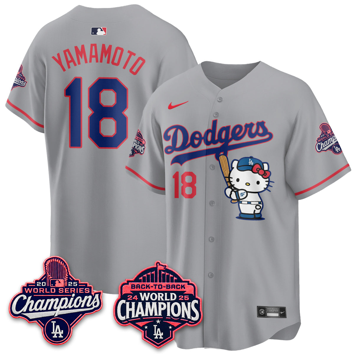 LAD x Meow KT Night 2026 Royal Edition Jersey - Stitched