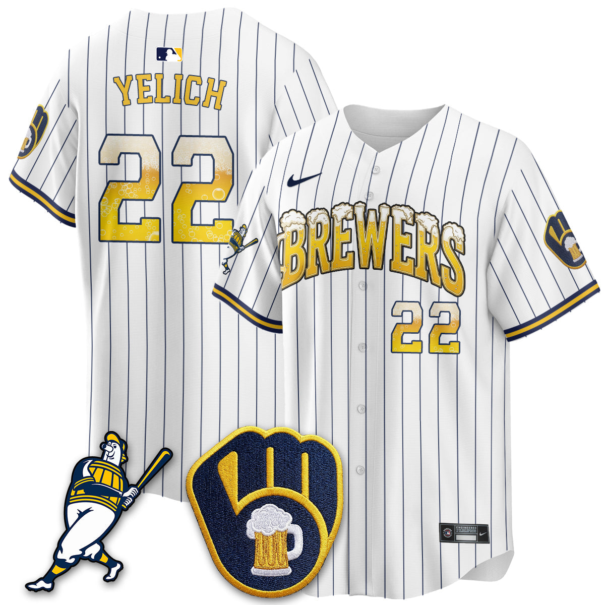 MIL "Pitcher & Pint" Edition Vapor Limited Jersey - Stitched (2)