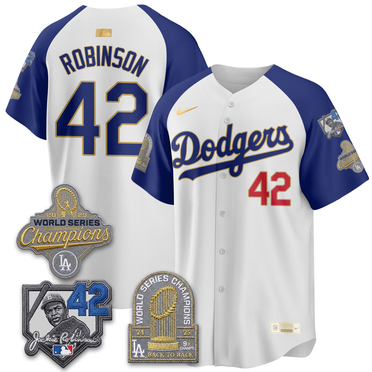 LAD 2026 Jackie Robinson New Era Vapor Limited Jersey - All Stitched