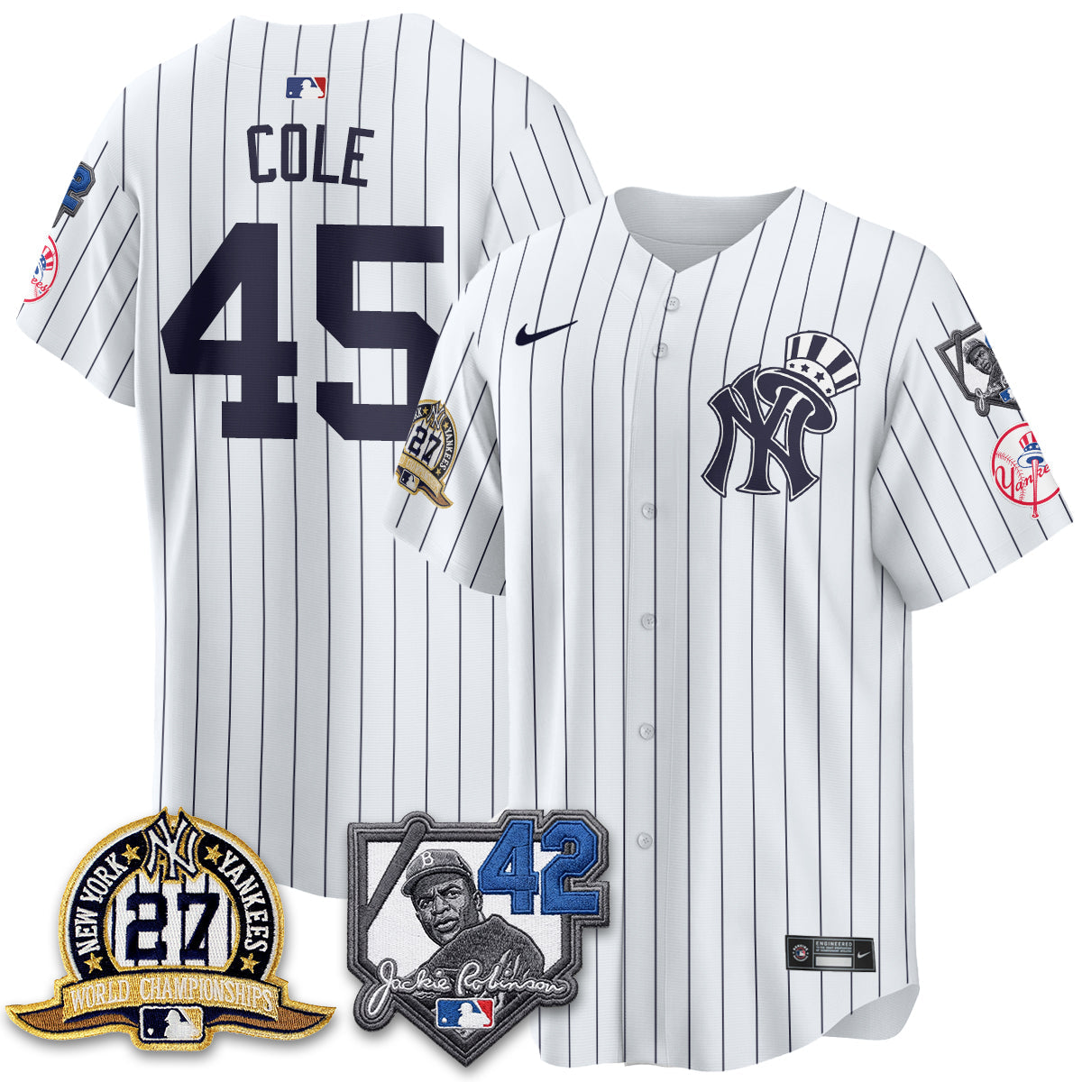 NYY 2026 Jackie Robinson Day Vapor Limited Gold Edition Jersey - All Stitched - V2
