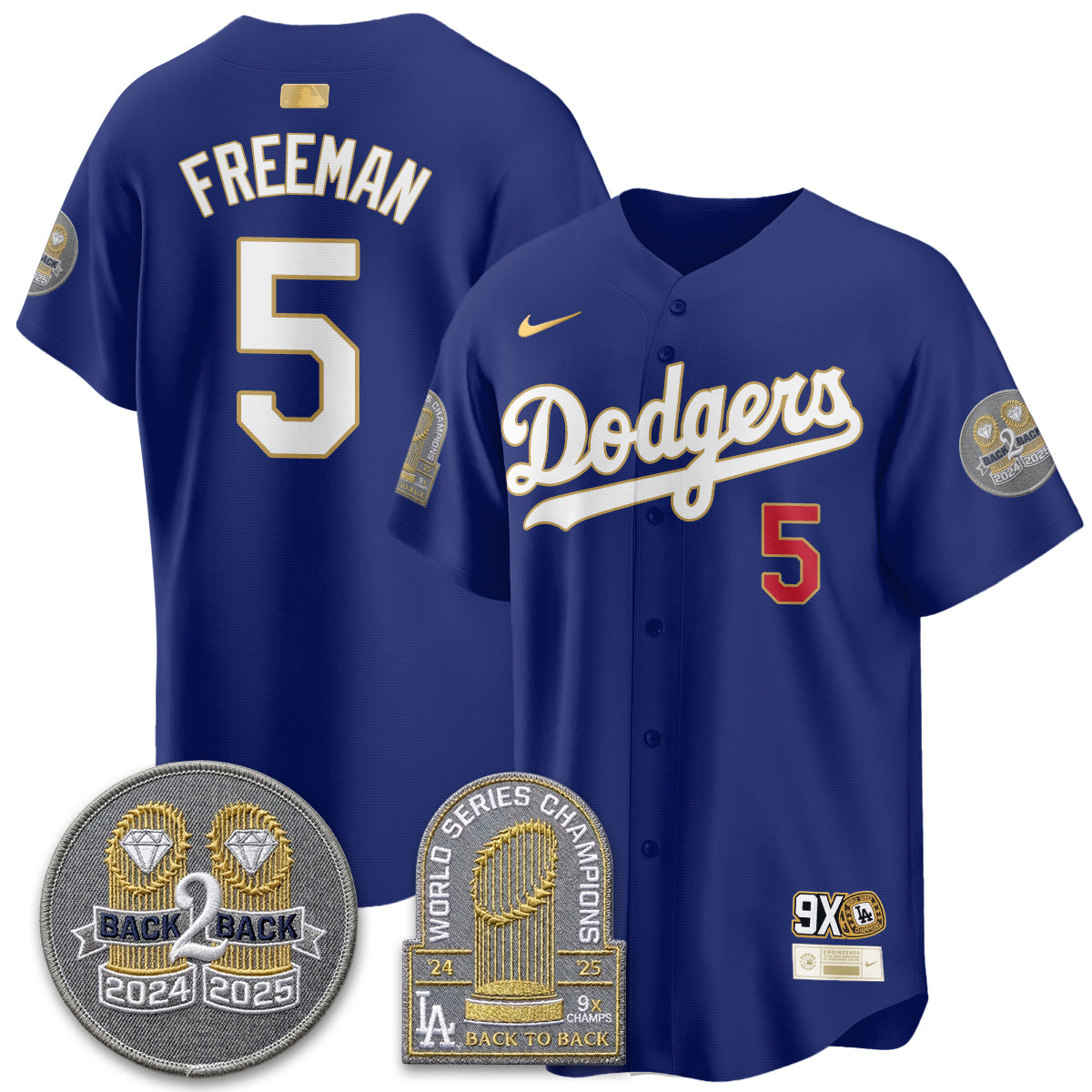 LAD Vapor Limited Men Jersey - Back to Back Champion - All Stitched