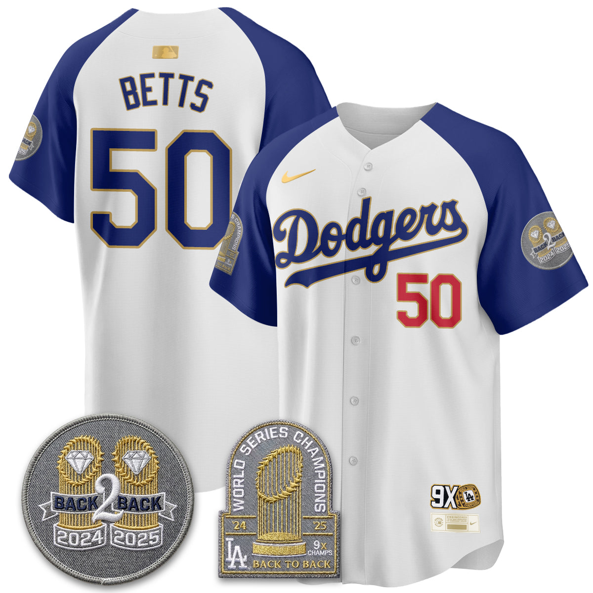 LAD Vapor Limited Men Jersey - Back to Back Champion - All Stitched
