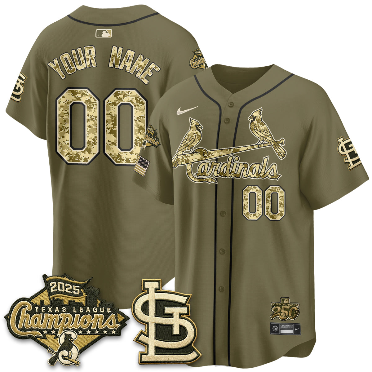 STL 2026 Armed Forces Day Custom Jersey - Stitched