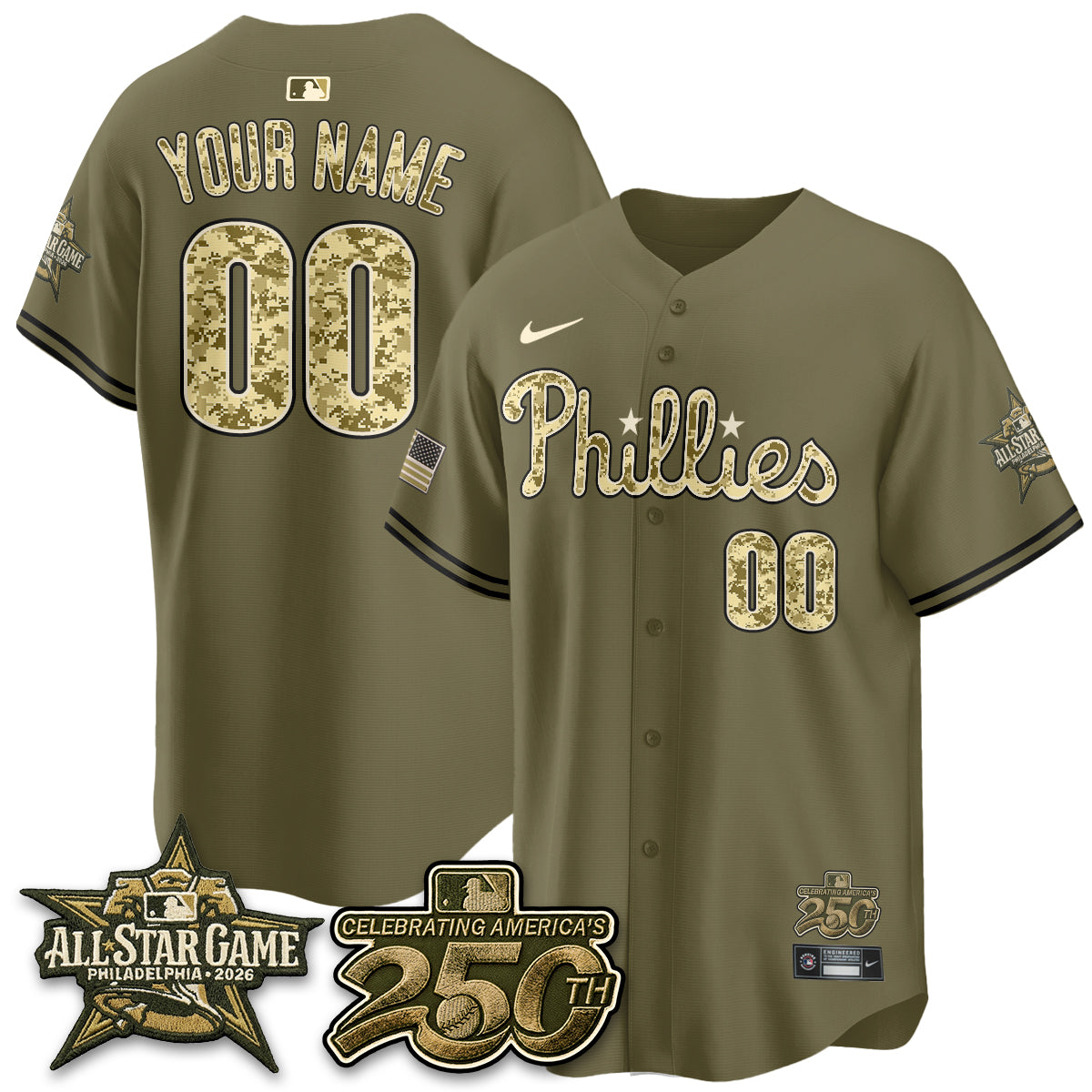 PHI  2026 Armed Forces Day Custom Jersey V3 - All Stitched