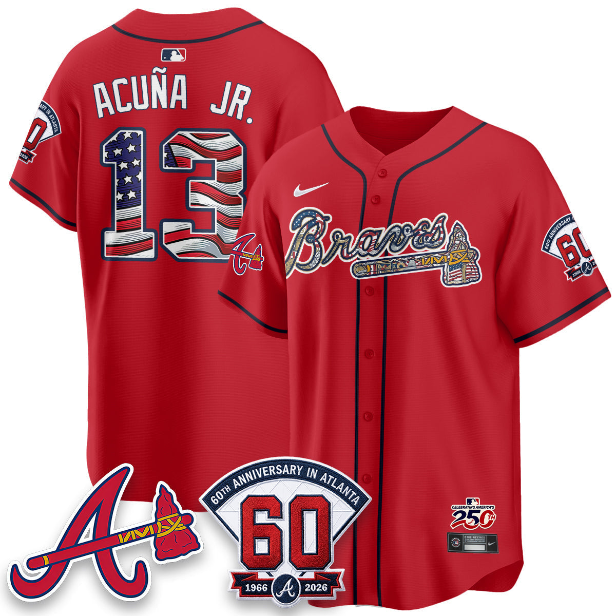 ATL 2026 Independence Day USA Vapor Limited Jersey - Stitched