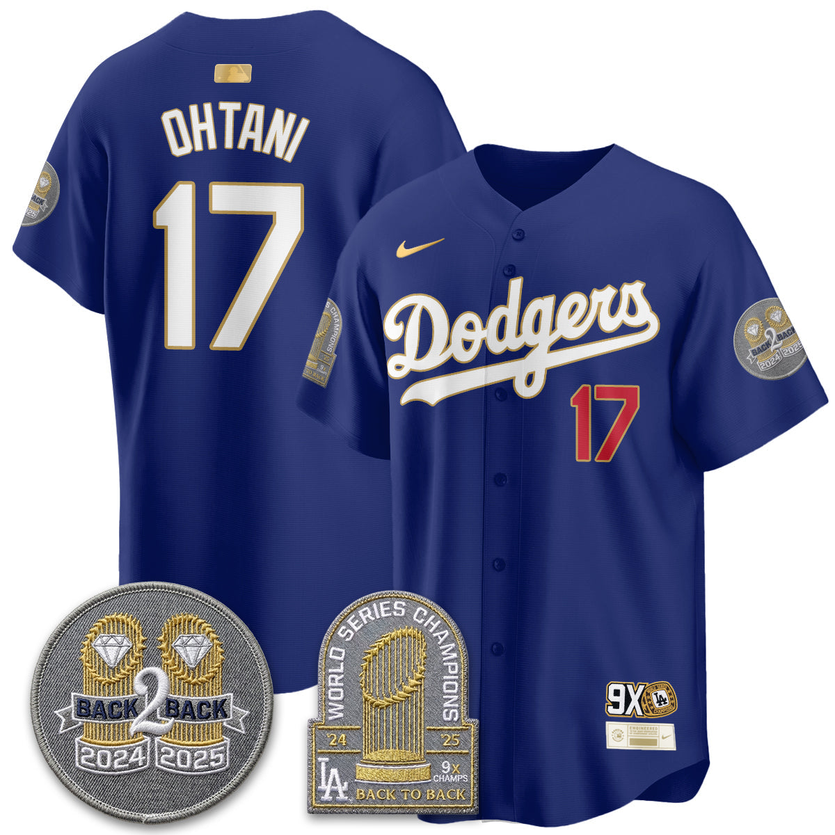 LAD Vapor Limited Jersey - Back to Back Champion - All Stitched