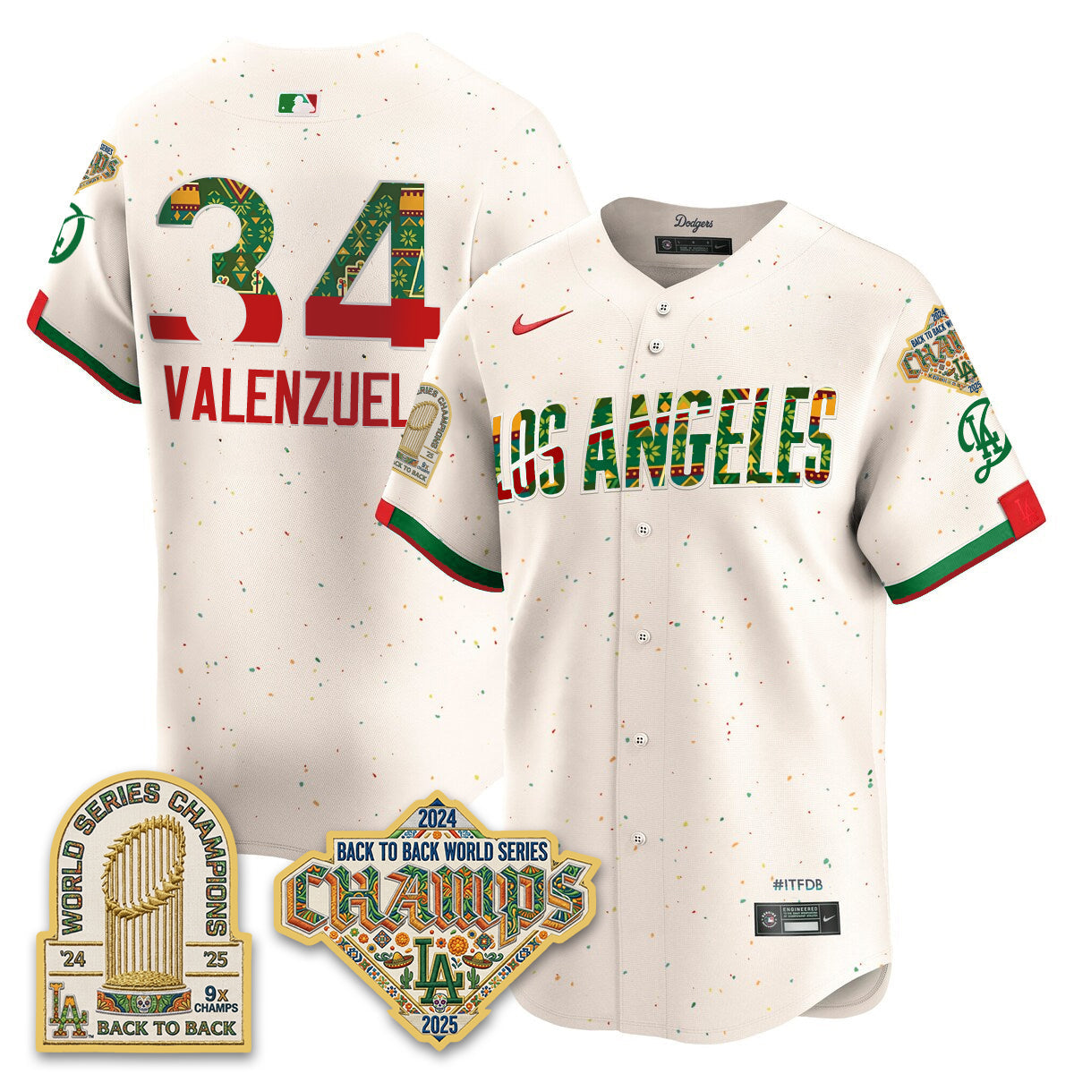 LAD x Mexican Heritage 2026 Limited Vapor Jersey - All Stitched
