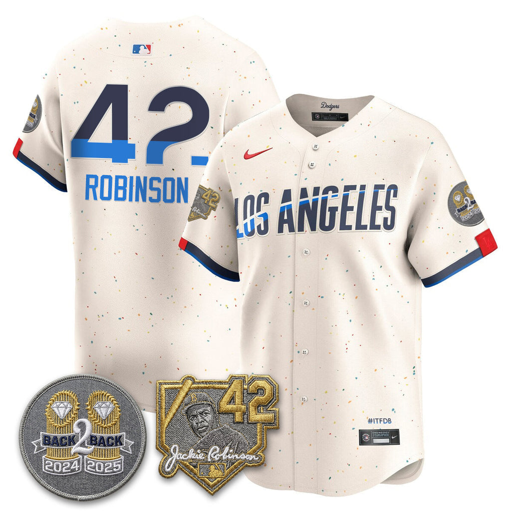 LAD -  2026 Jackie Robinson Day Vapor Limited Men Jersey - All Stitched