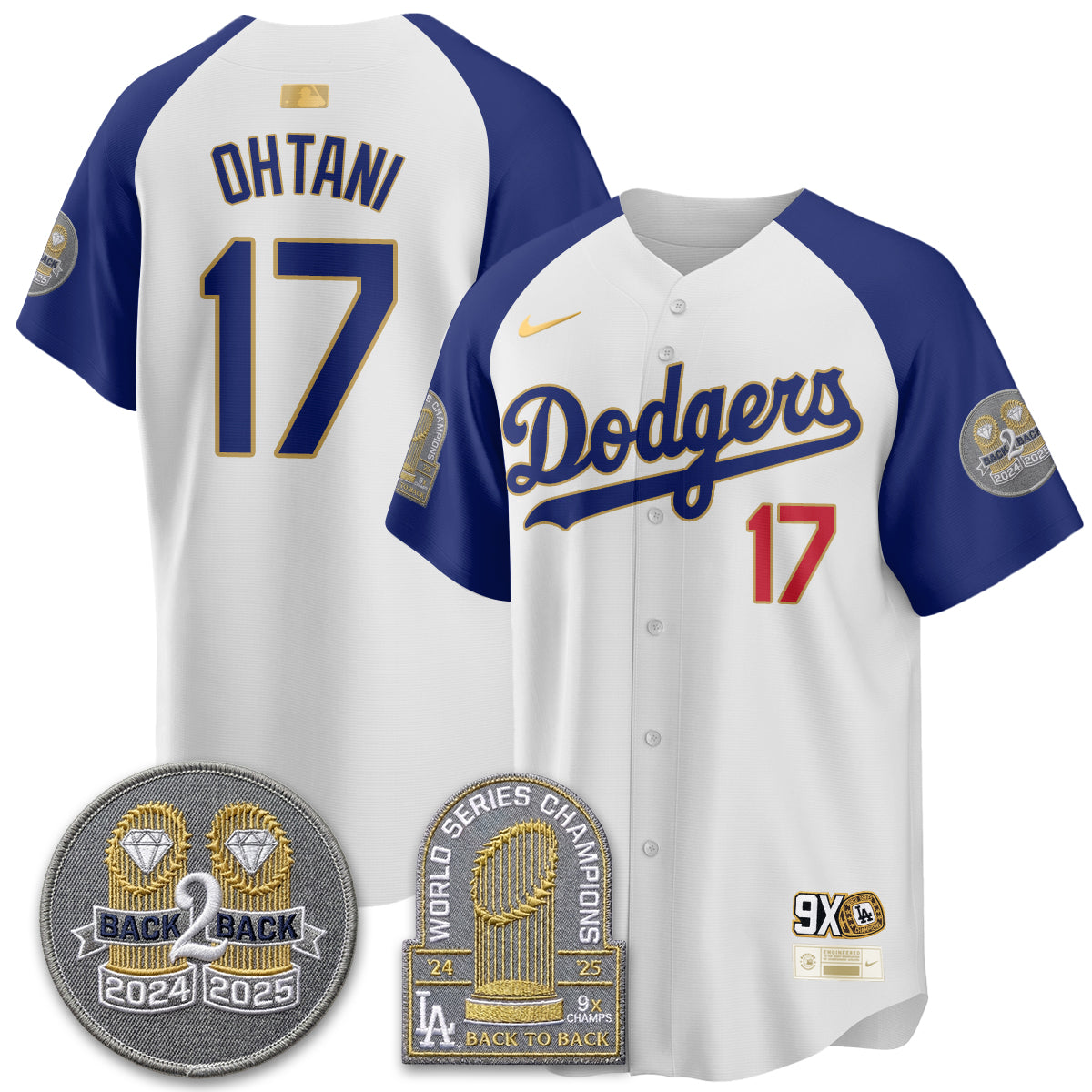 LAD Vapor Limited Men Jersey - Back to Back Champion - All Stitched