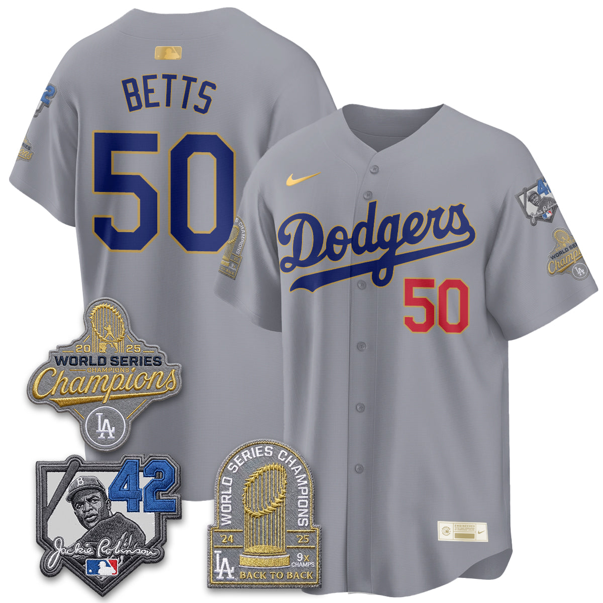 LAD 2026 Jackie Robinson New Era Vapor Limited Jersey - All Stitched