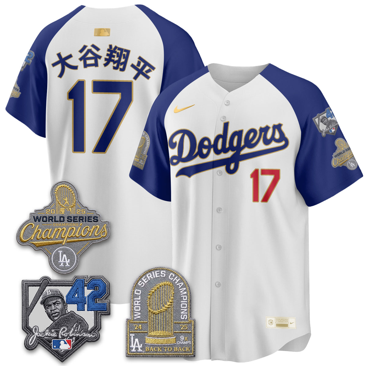 LAD 2026 Jackie Robinson New Era Vapor Limited Jersey - All Stitched