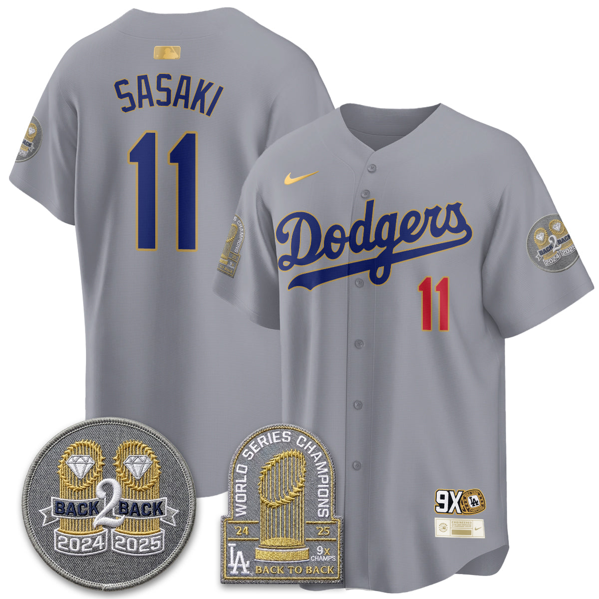 LAD Vapor Limited Men Jersey - Back to Back Champion - All Stitched