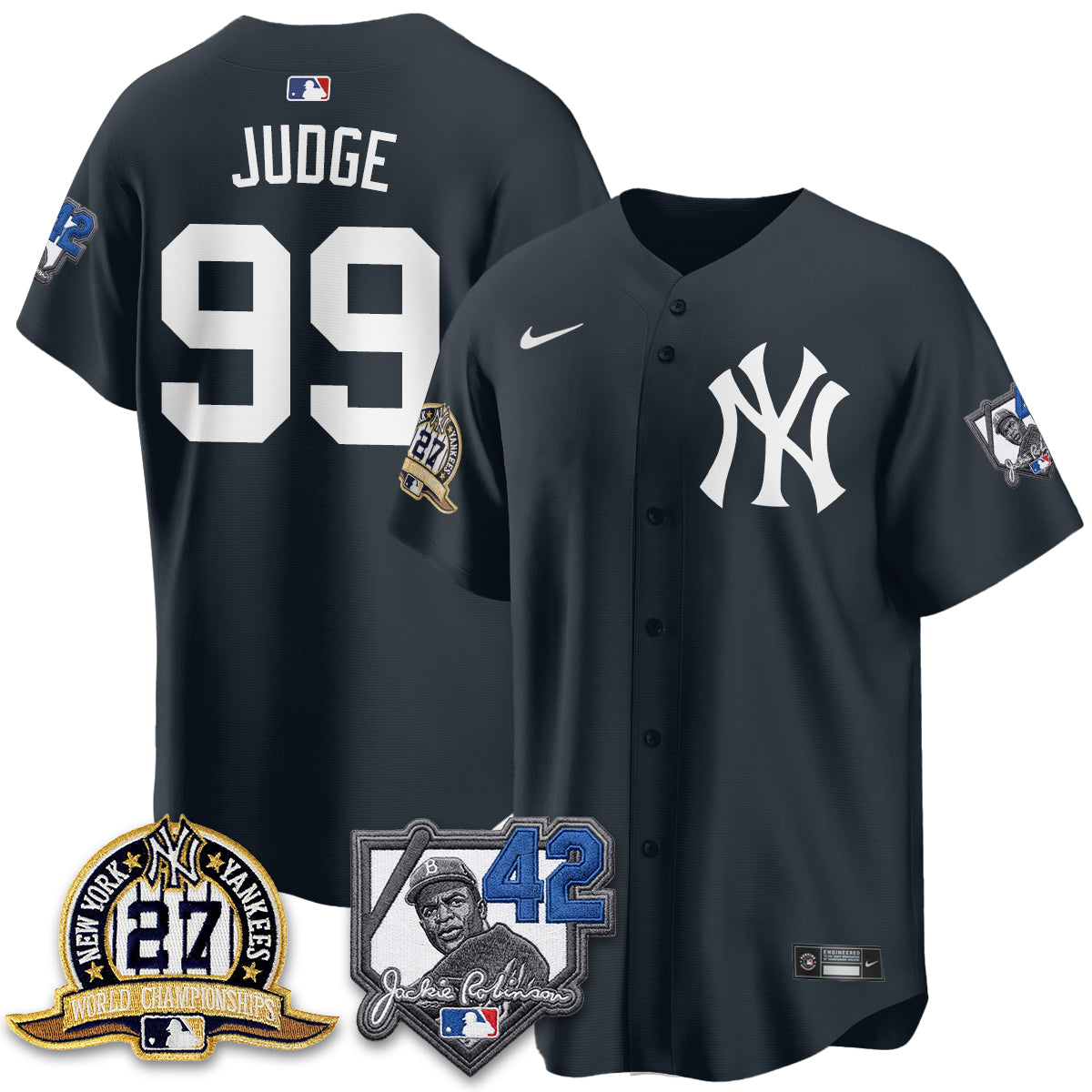 NYY 2026 Jackie Robinson Day Vapor Limited Jersey - All Stitched