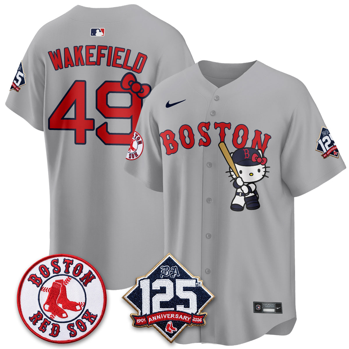 BOS x Meow KT Vapor Limited City Connect Jersey - Stitched