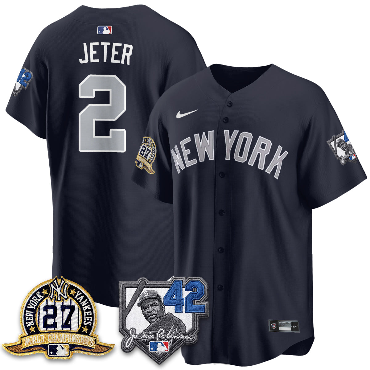 NYY 2026 Jackie Robinson Day Vapor Limited Jersey - All Stitched