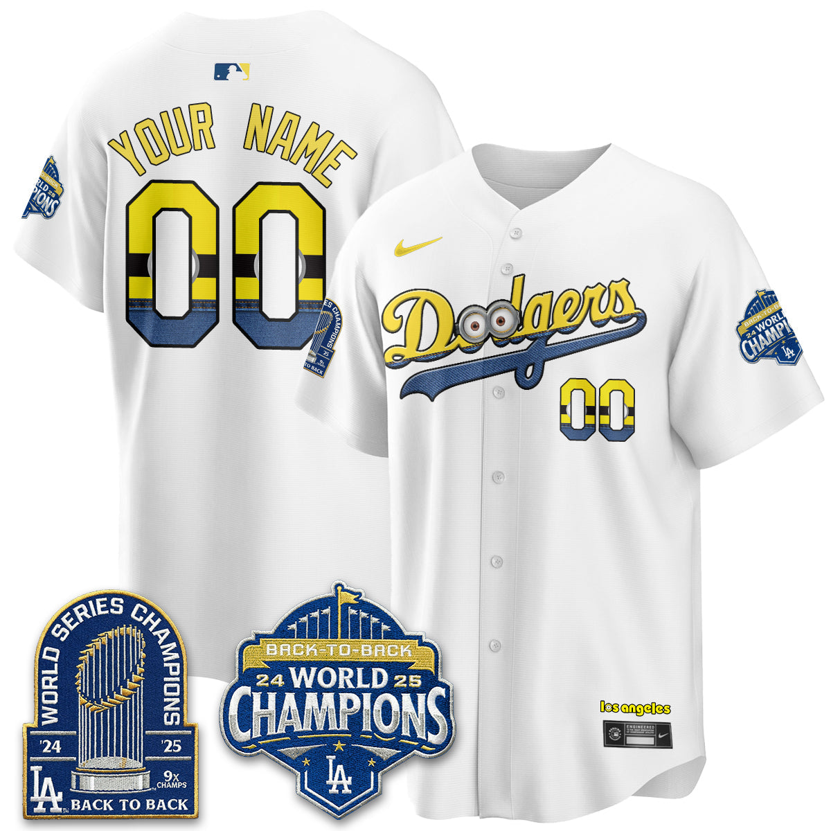 LAD x Yellow Capsules Vapor Custom Jersey - Stitched