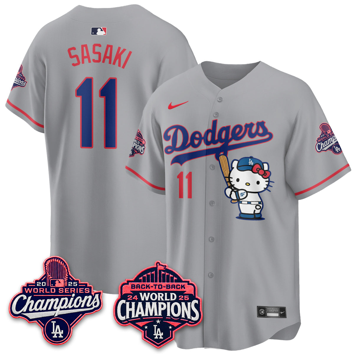 LAD x Meow KT Night 2026 Royal Edition Jersey - Stitched