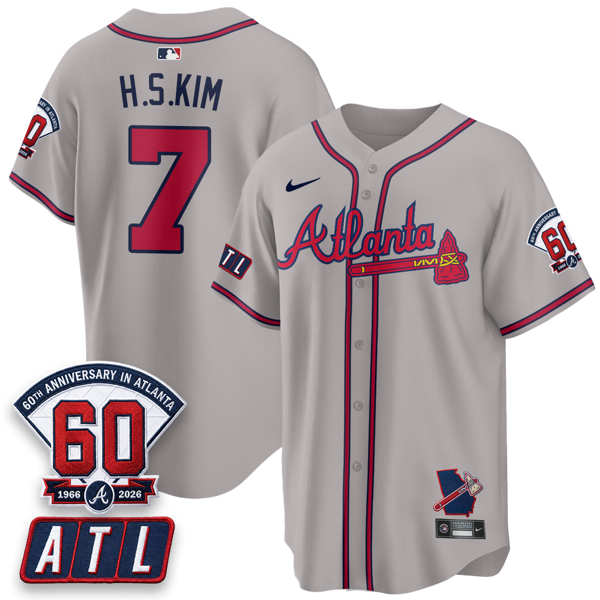 ATL 2026 60th Anniversary Vapor Limited Jersey - All Stitched