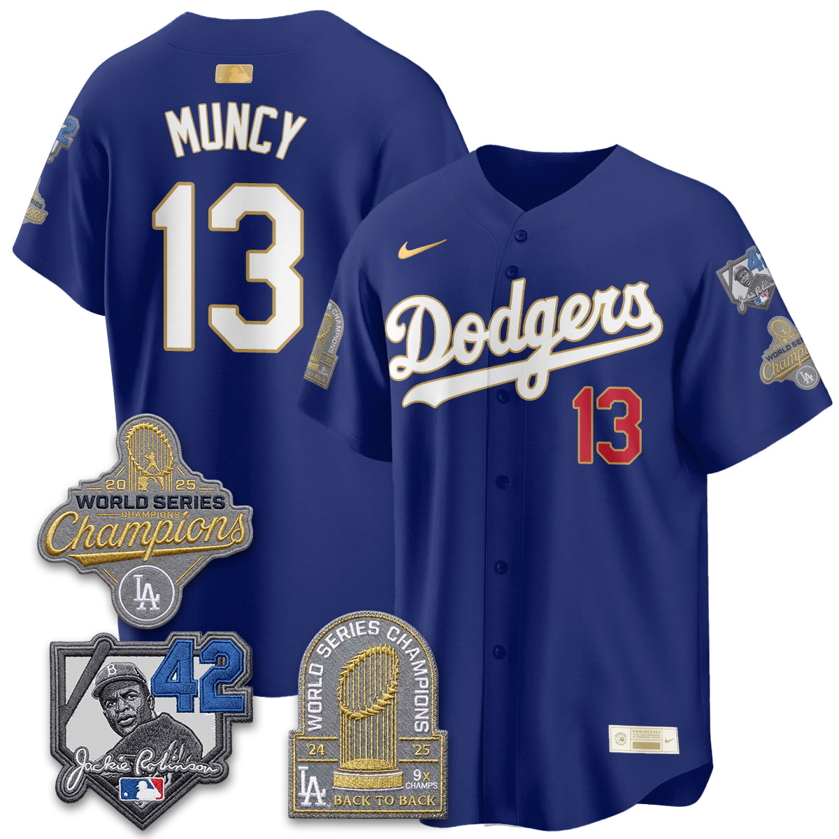 LAD 2026 Jackie Robinson New Era Vapor Limited Jersey - All Stitched