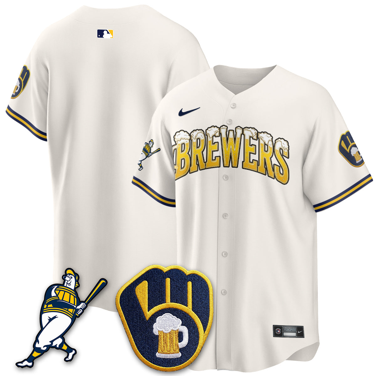 MIL "Pitcher & Pint" Navy Edition Vapor Limited Jersey - Stitched