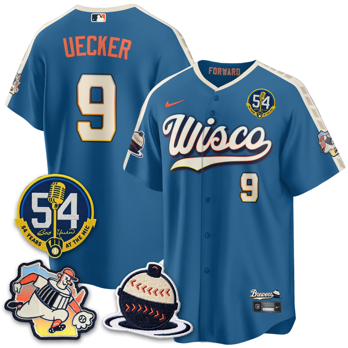 MIL 2026 City Connect Bob Uecker Vapor Limited Jersey - Stitched V1