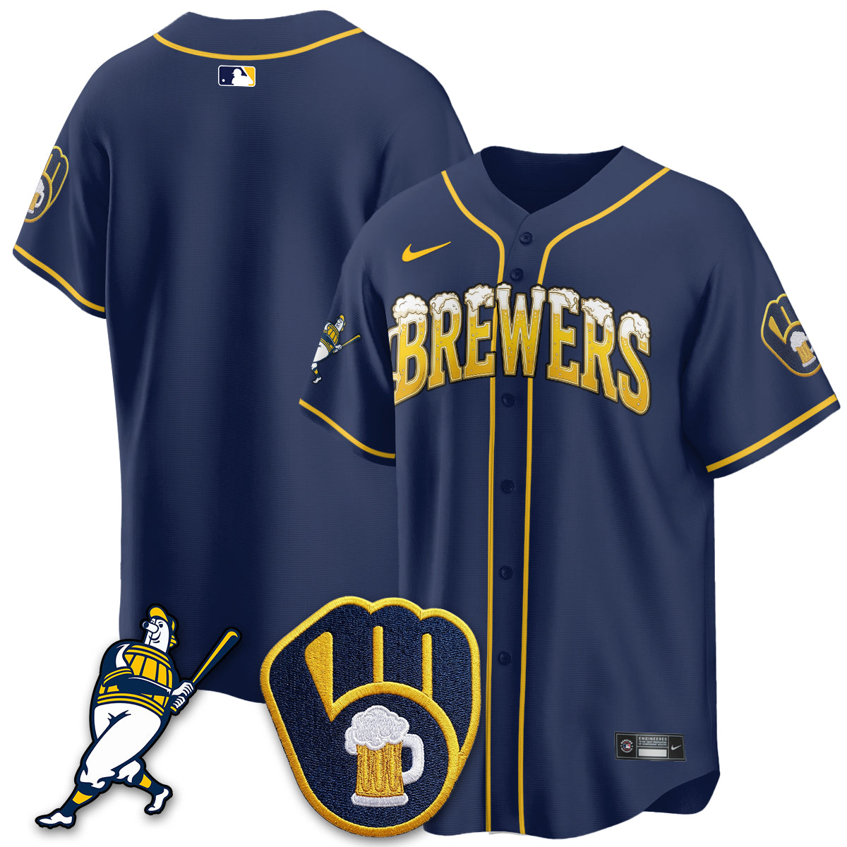 MIL "Pitcher & Pint" Edition Vapor Limited Jersey - Stitched (2)