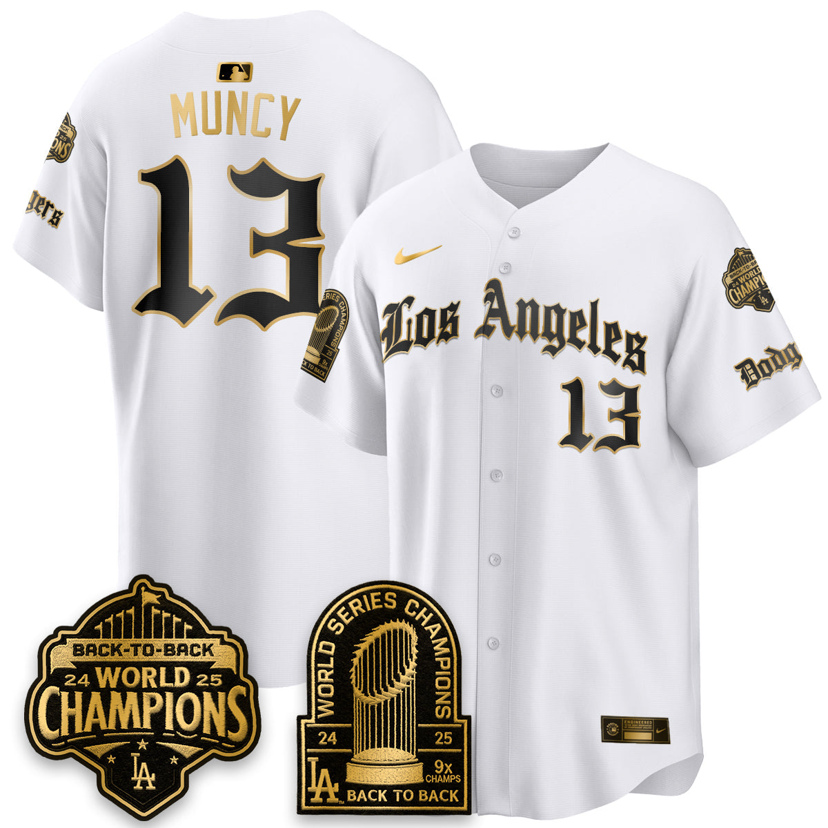 LAD WS Champions Back 2 Back Patch Vapor Premier Limited Gothic Edition Jersey - Stitched