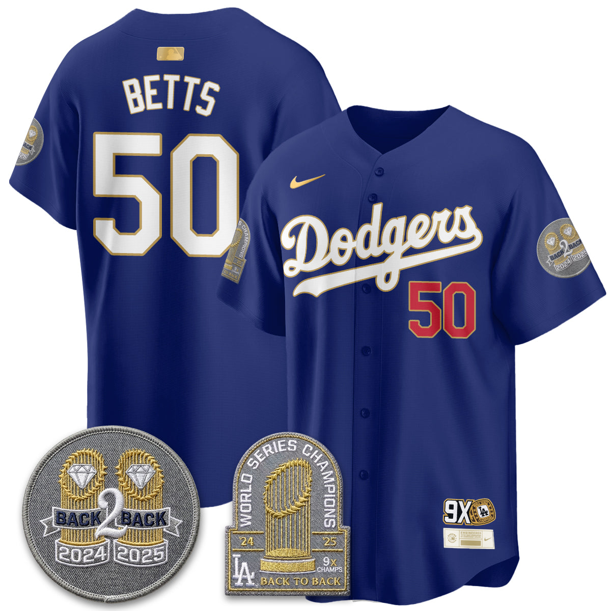 LAD Vapor Limited Men Jersey - Back to Back Champion - All Stitched