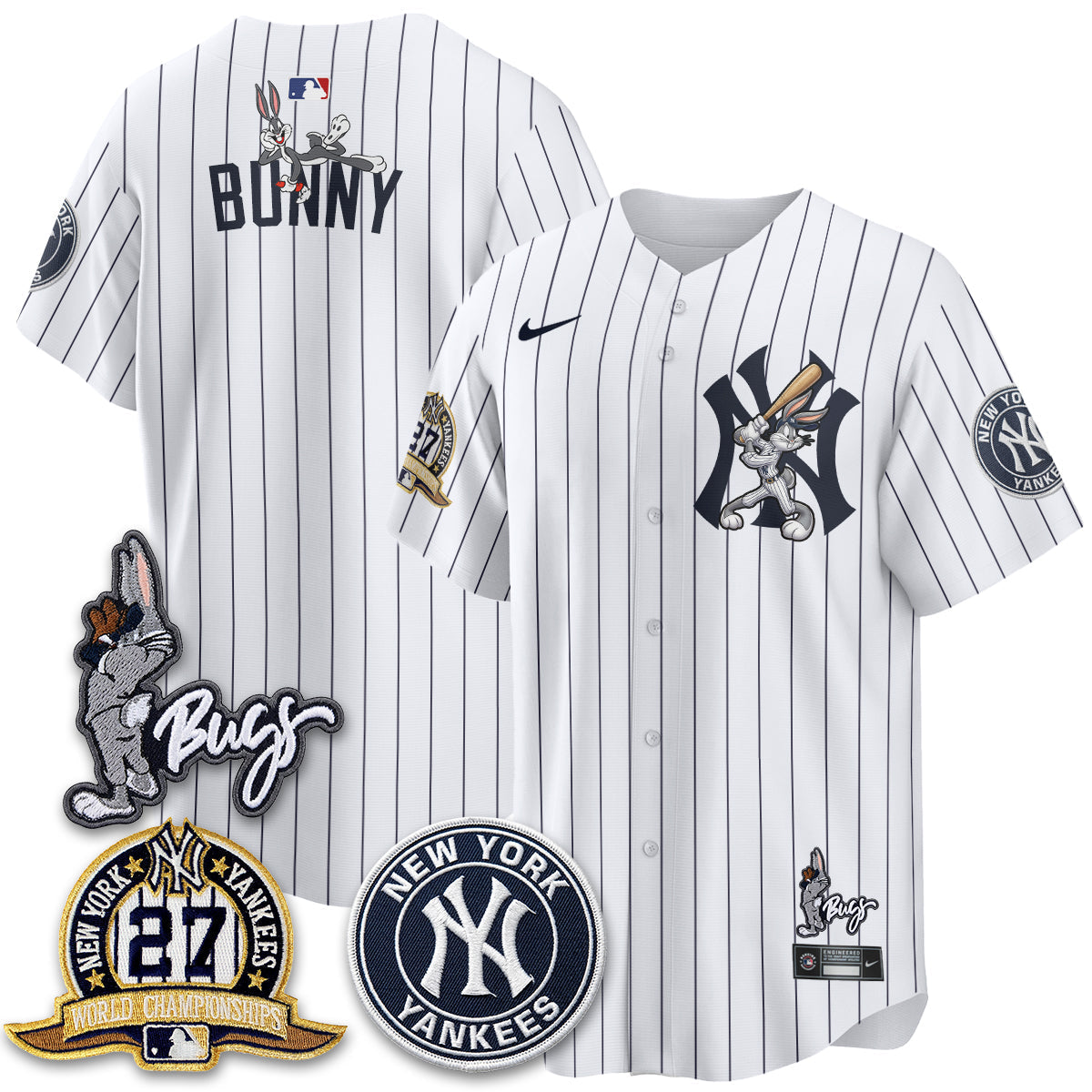 NYY Bunny Vapor Limited Jersey - Stitched (Tiktok)